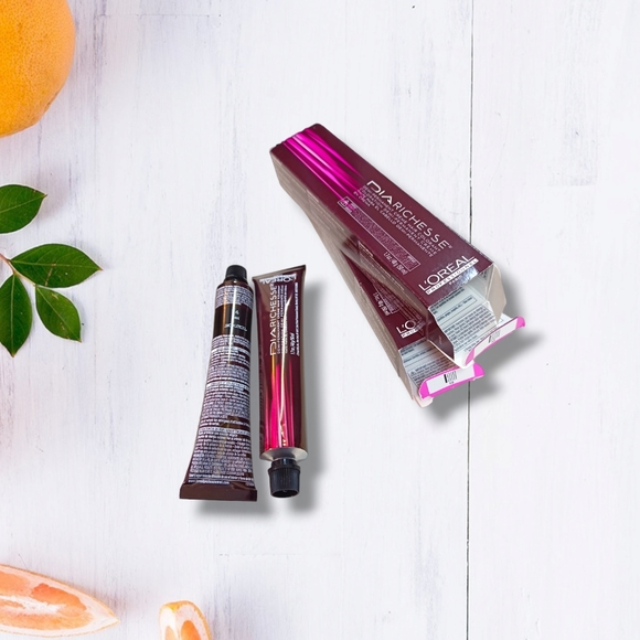 L'Oreal Professionnel DIARichesse 2 Tubes Ammonia-Free Brown/Chestnut 4/4N - Picture 9 of 16